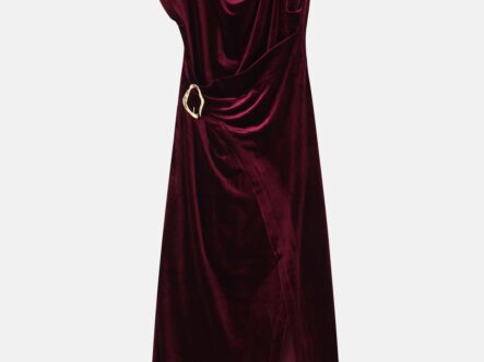 Women Long Velvet Dress