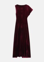 Women Long Velvet Dress - Image 6
