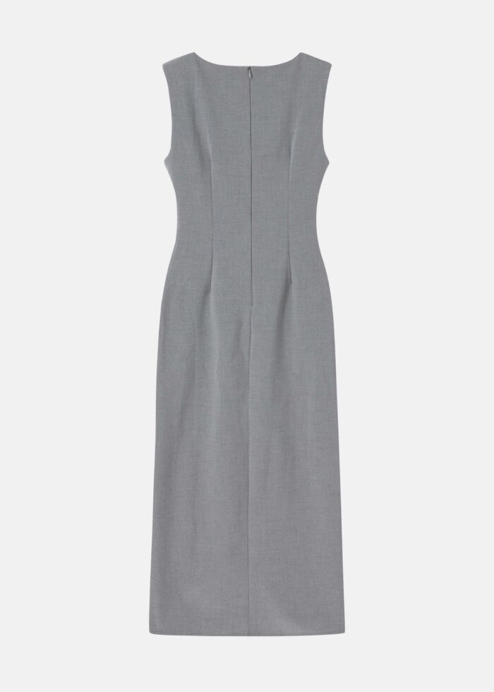 Women Long Plain Dress - Image 7