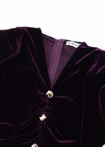 Women Velvet Midi Dress - Image 2