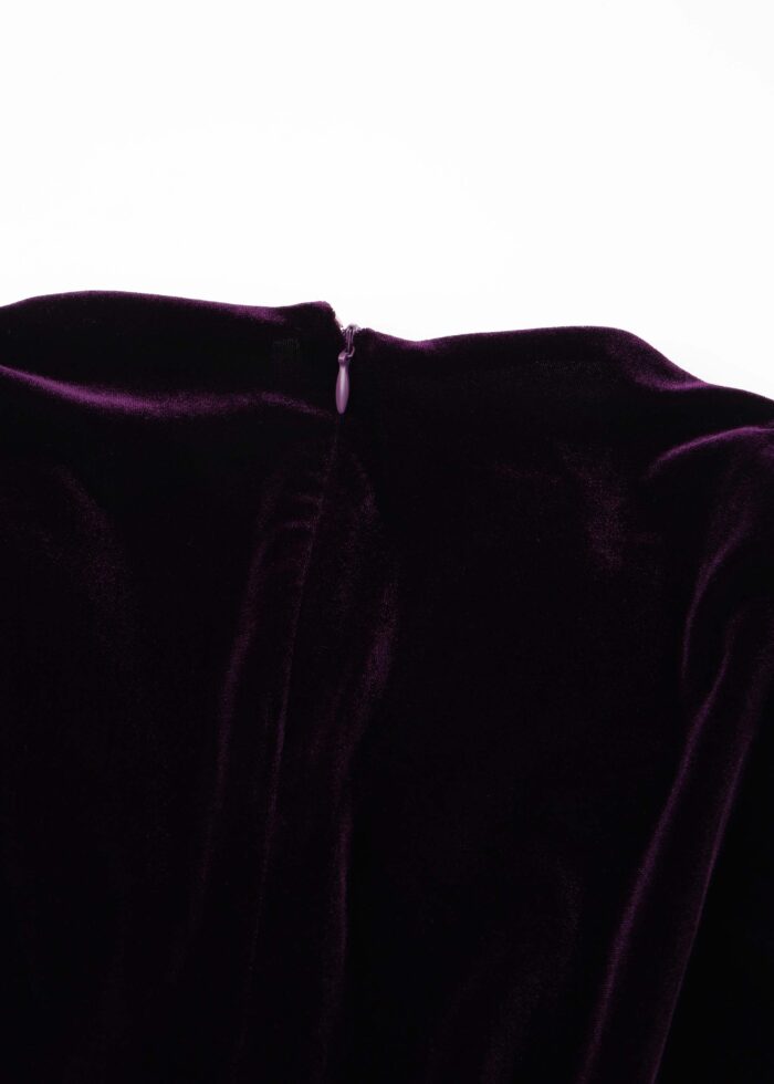 Women Velvet Midi Dress - Image 6