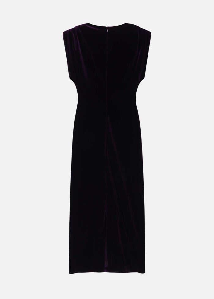 Women Velvet Midi Dress - Image 7