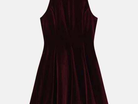 Women Velvet Short Dress