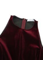 Women Velvet Short Dress - Image 2