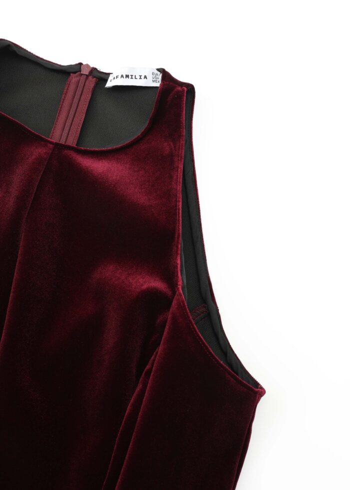 Women Velvet Short Dress - Image 3