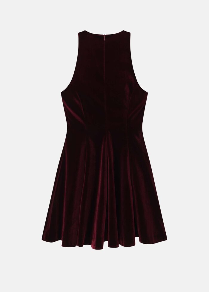 Women Velvet Short Dress - Image 6