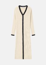 Women Knitted Fabric Long Dress