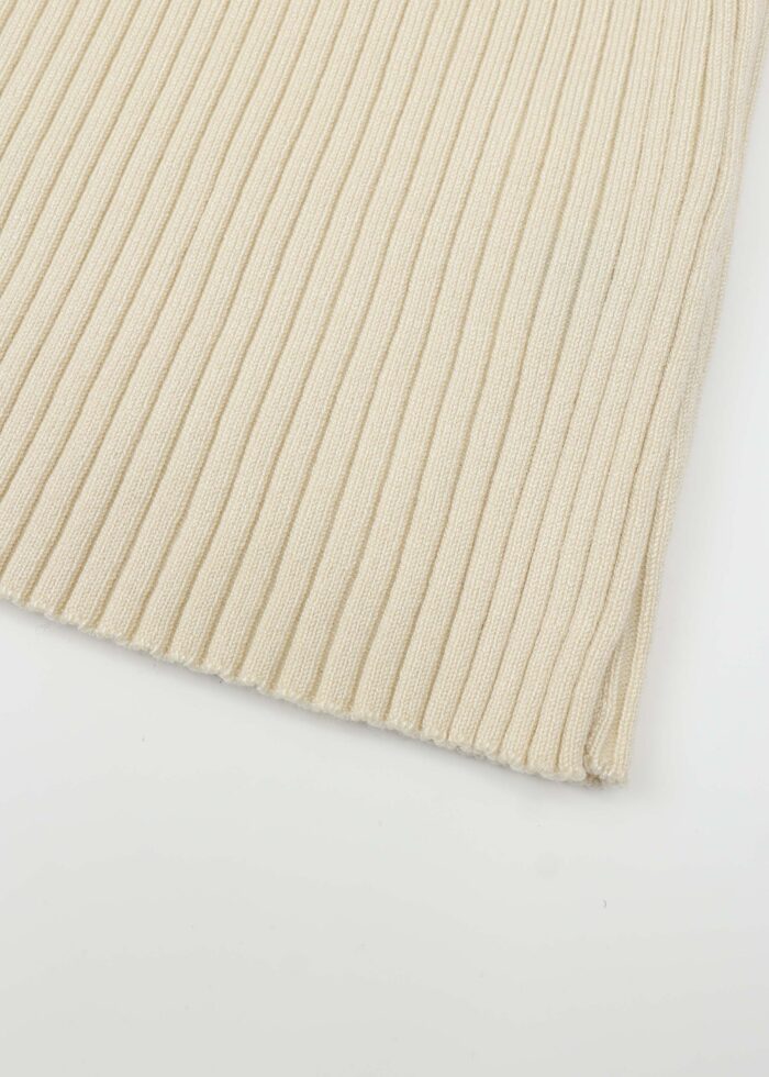 Women Knitted Fabric Long Dress - Image 5