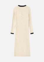 Women Knitted Fabric Long Dress - Image 7