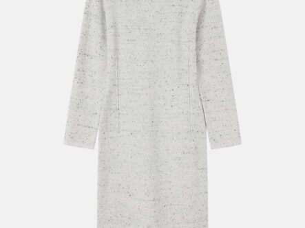 Women Dotted Fabric Long Dress