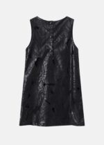 Women Embroidery Leather Short Dress - Image 6