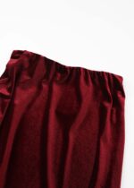 Women Velvet Long Skirt - Image 2