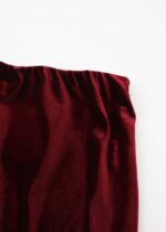 Women Velvet Long Skirt - Image 3