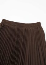 Women Pleated Long Skirt - Image 5