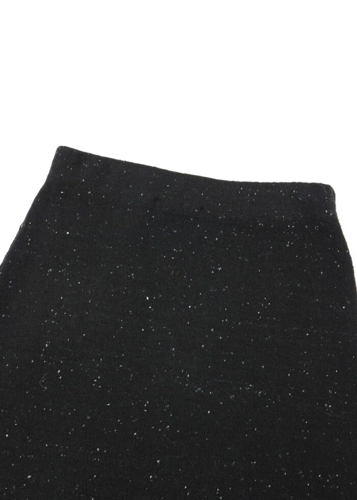 Women Dotted Fabric Long Skirt - Image 5