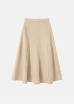 Women Suede Midi Skirt - Image 6