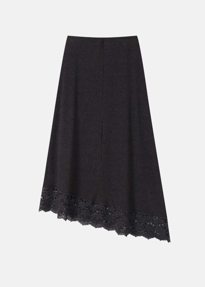 Women Striped Fabric Skirt - Image 6