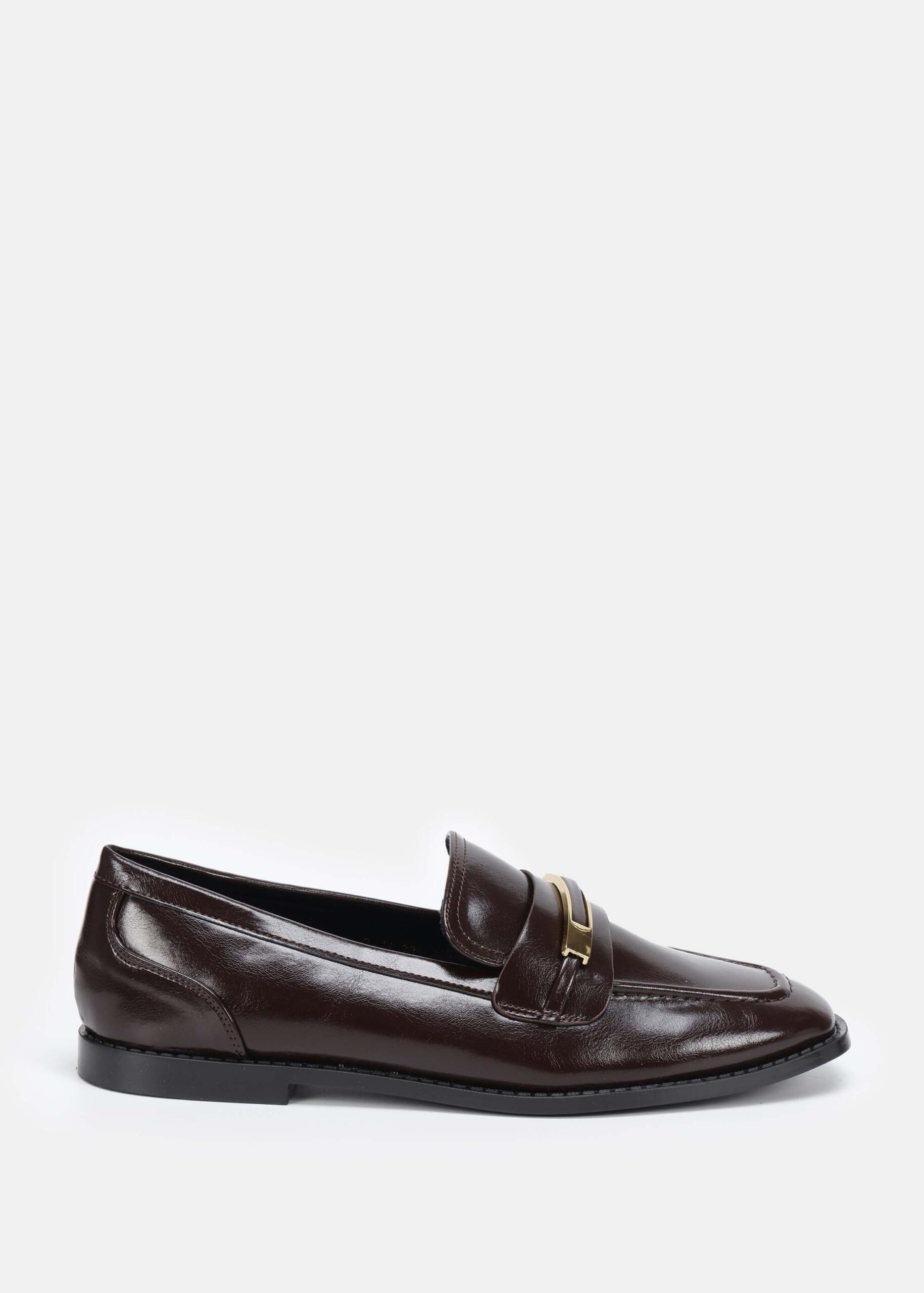 6225213001116-a Women Patent Leather Ballerina Shoes - Image 1