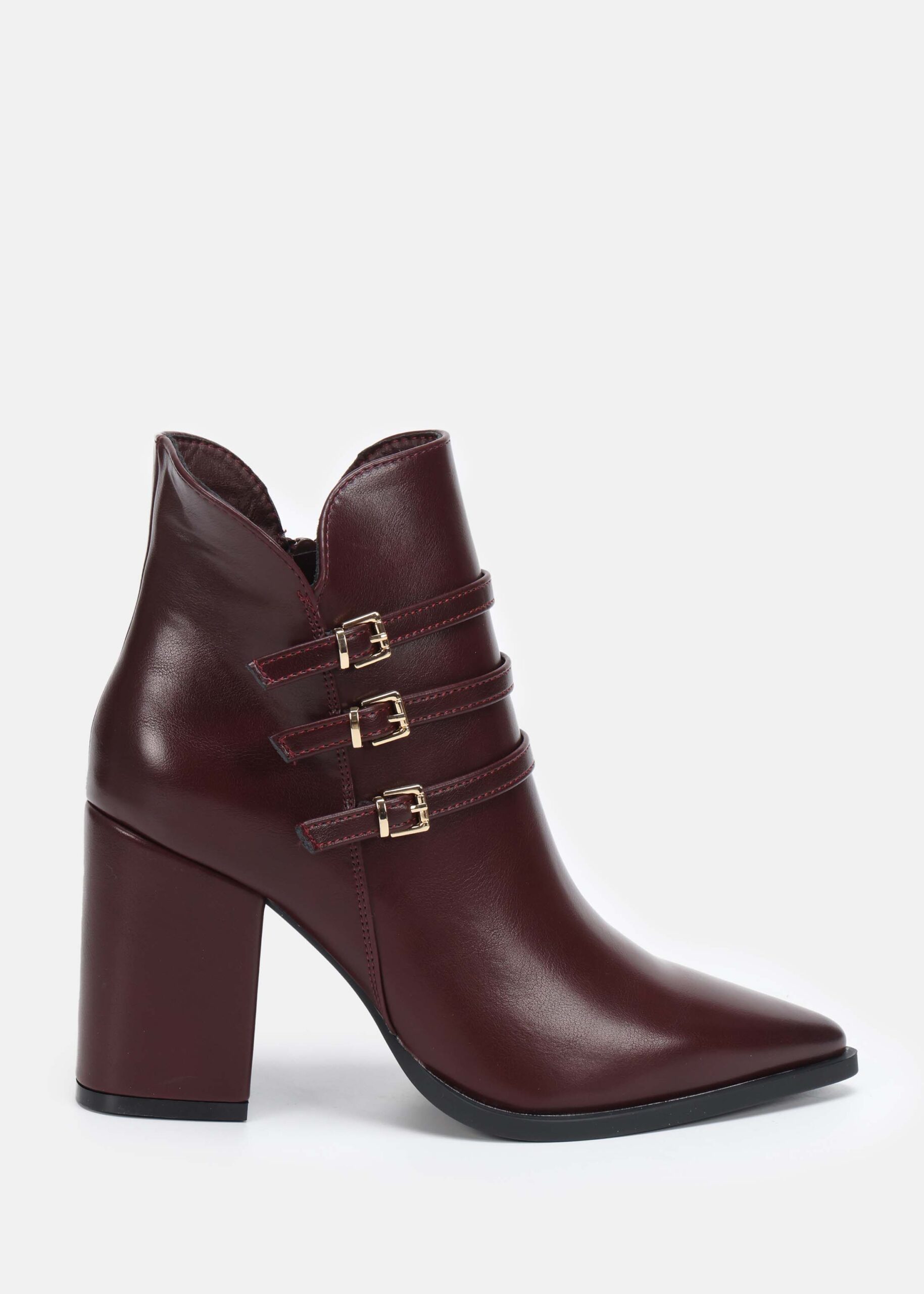 6225213004628-a Women Leather Ankle Boots - Image 1