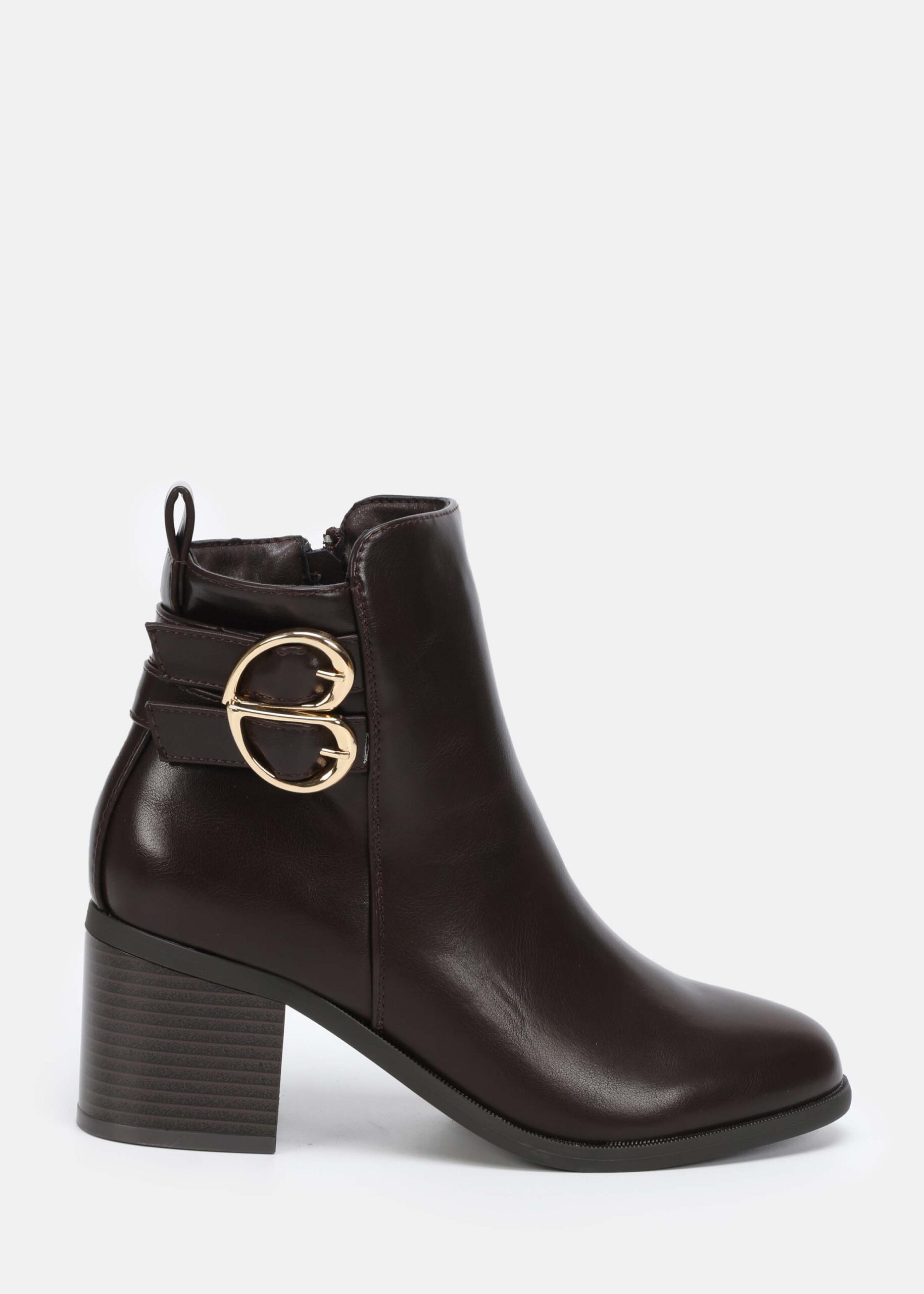6225213005216-a Women Leather Ankle Boots - Image 1