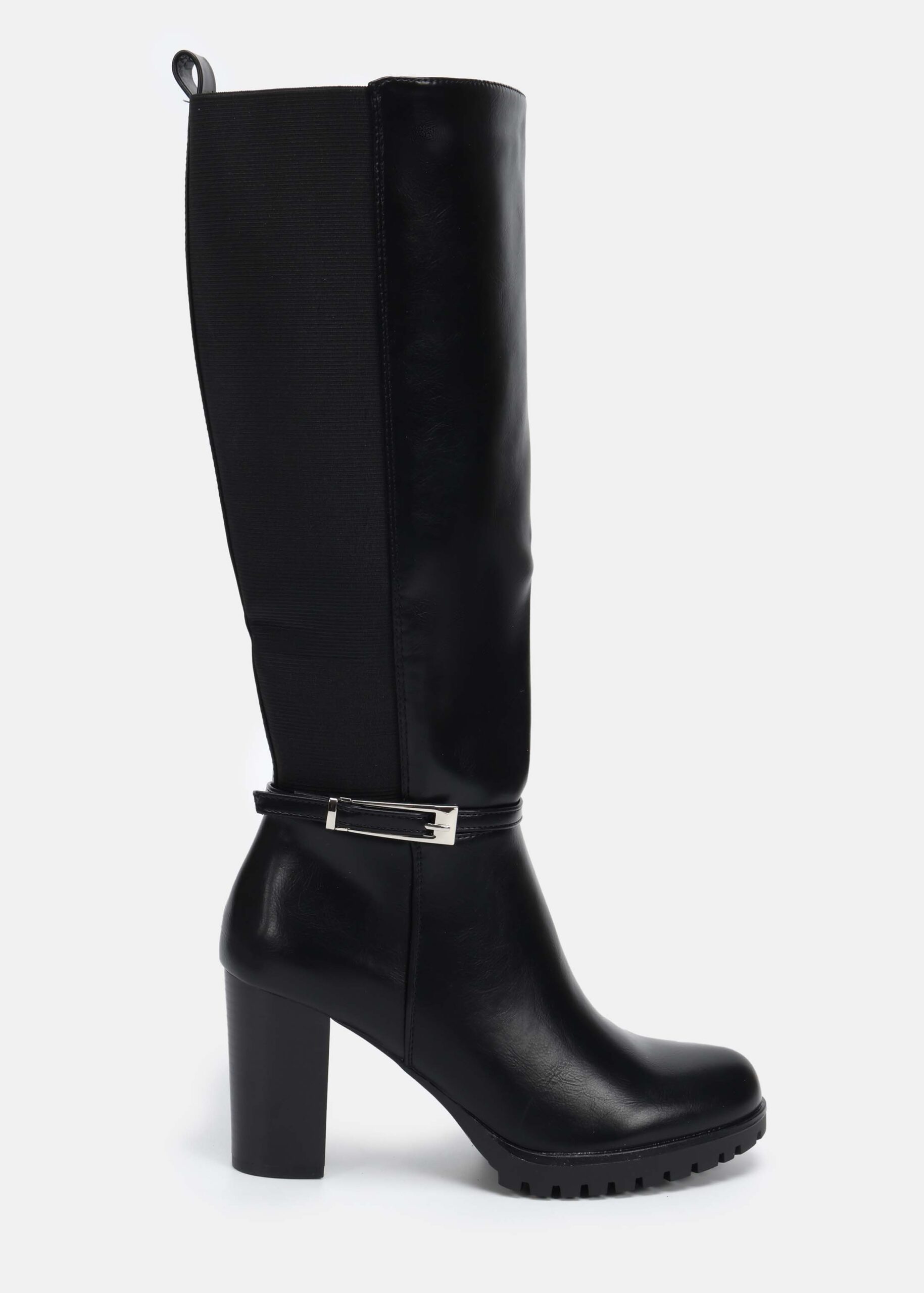6225213006001-a Women Leather Knee-High Boots - Image 1