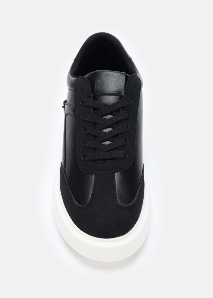 Women Leather and Suede Sport Shoes - Image 3
