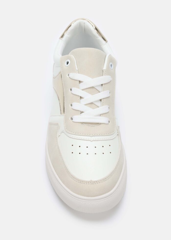 Women Leather and Suede Sport Shoes - Image 3