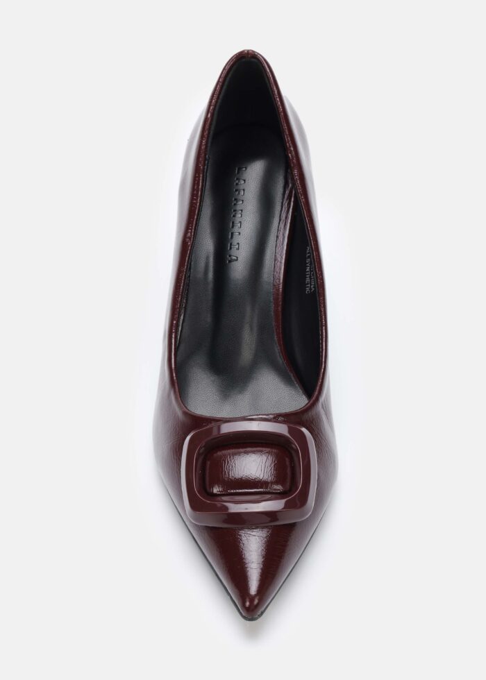 Women Leather Heels Shoes - Image 3