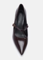 Women Leather Heels Shoes - Image 3