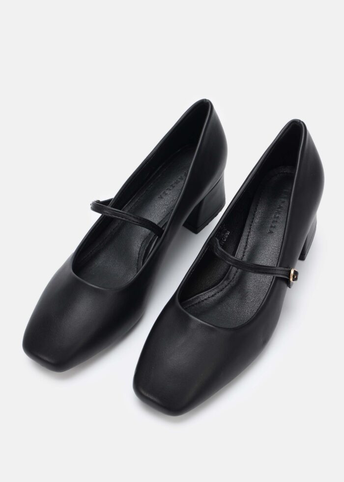 Women Leather Heels Shoes - Image 2