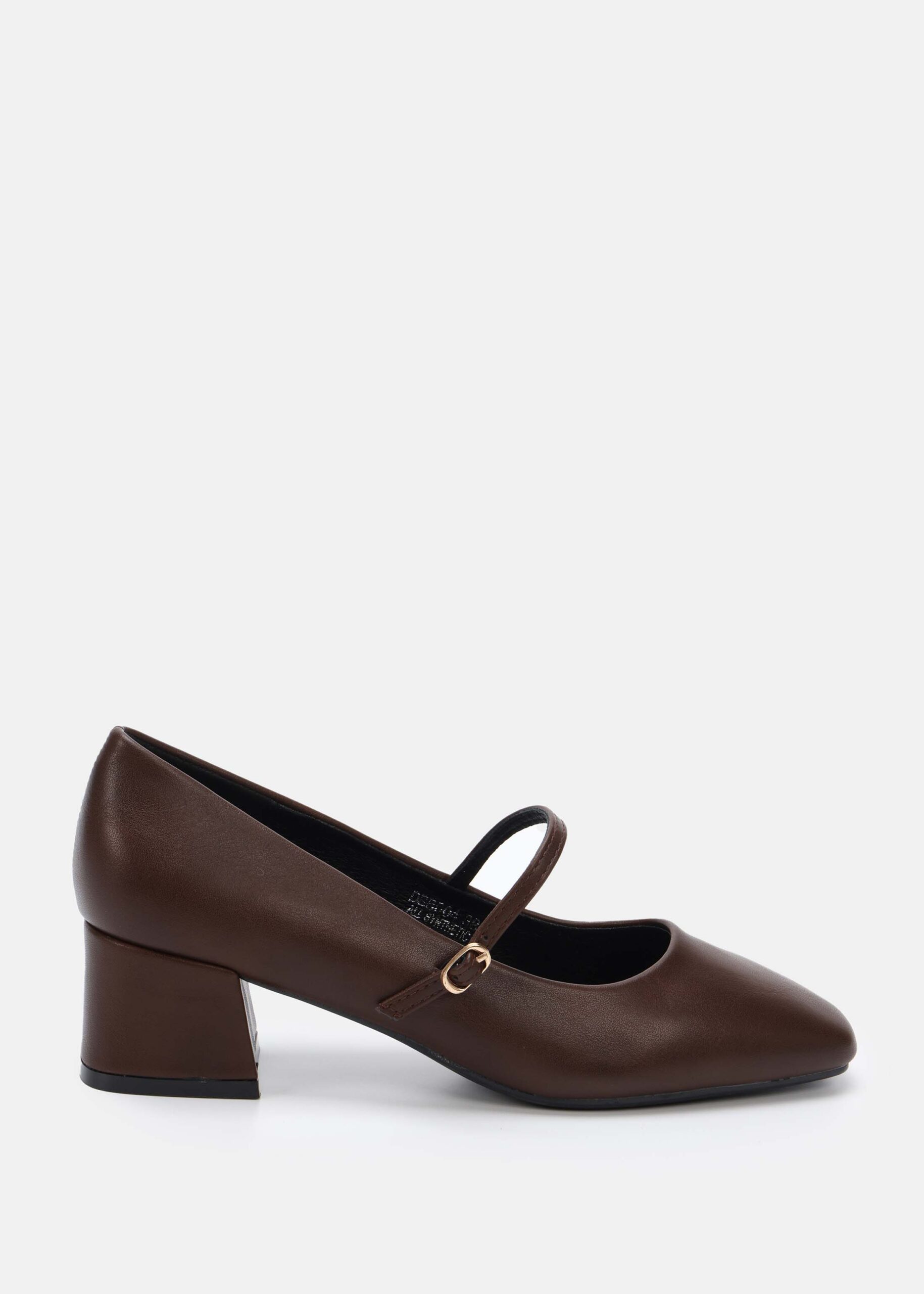 6225213007342-a Women Leather Heels Shoes - Image 1