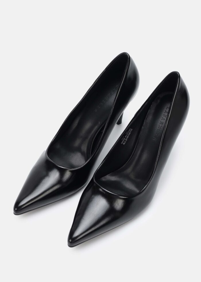 Women Leather Heels Shoes - Image 2
