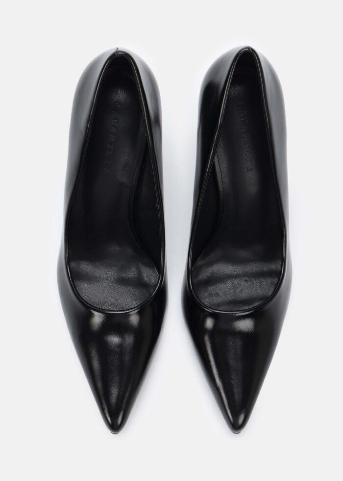 Women Leather Heels Shoes - Image 4