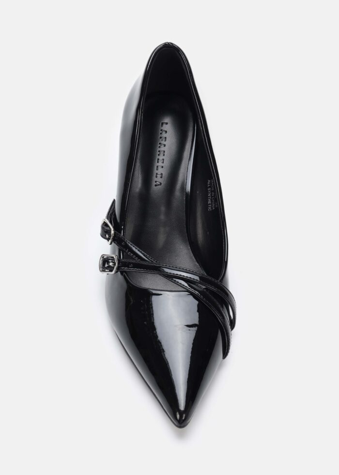 Women Patent Leather Heels Shoes - Image 3