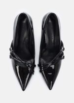 Women Patent Leather Heels Shoes - Image 4