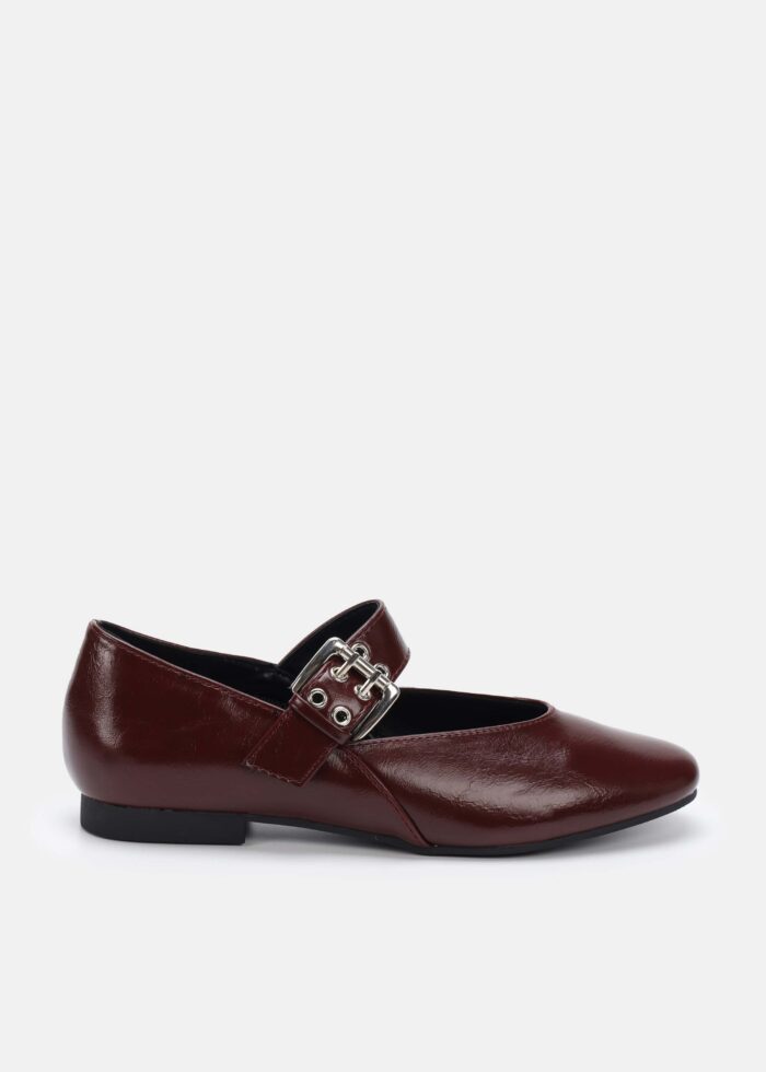Women Leather Ballerina Shoes - Image 1