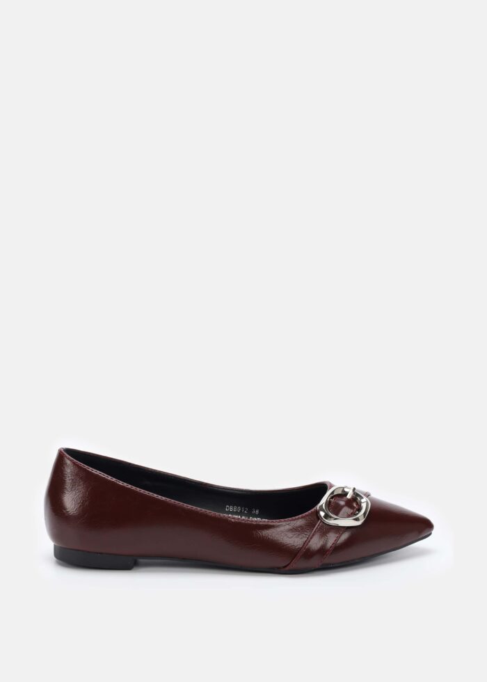 Women Leather Ballerina Shoes - Image 1