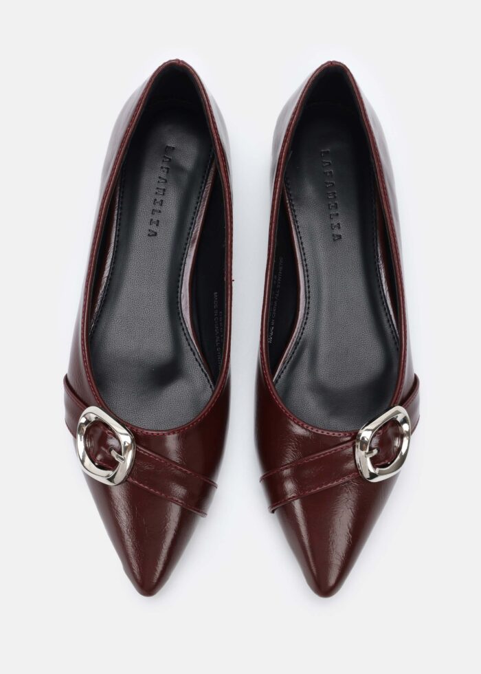 Women Leather Ballerina Shoes - Image 4