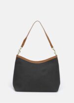 Women Leather and Fabric Bag