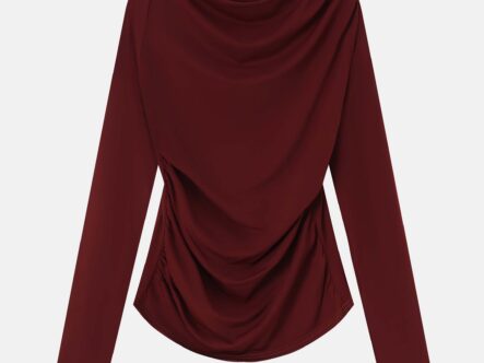 Women Pleated Design Blouse