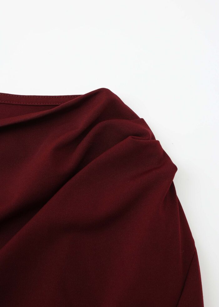 Women Pleated Design Blouse - Image 3