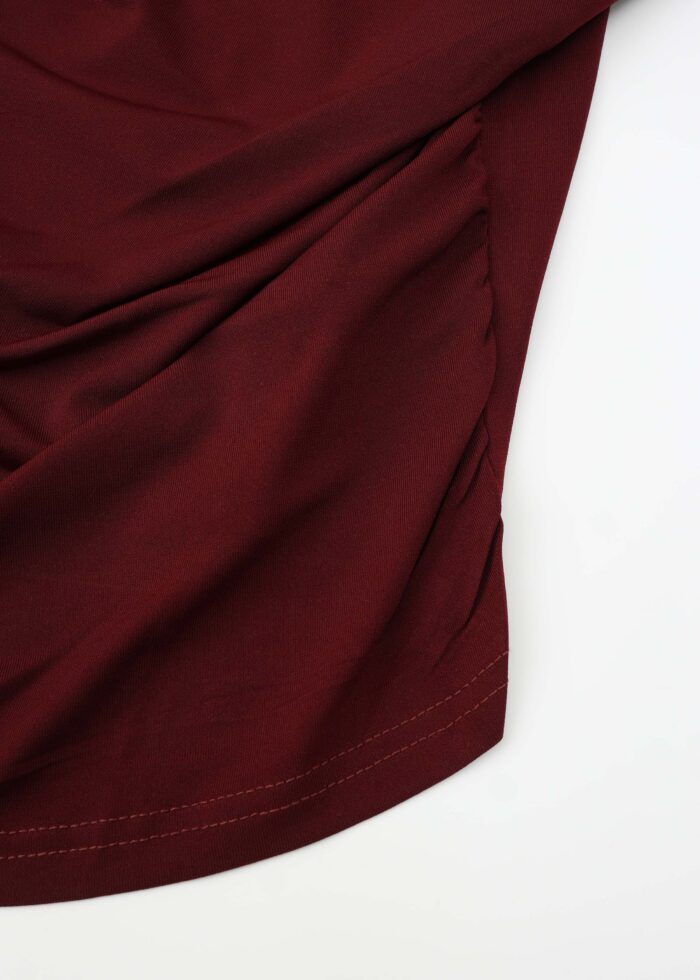 Women Pleated Design Blouse - Image 4