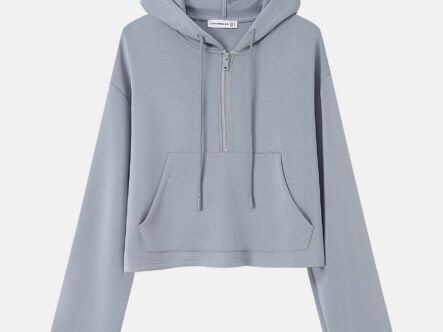 Women Plain Scuba Fabric Hoodie