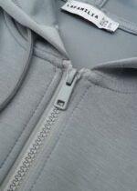 Women Plain Scuba Fabric Hoodie - Image 6