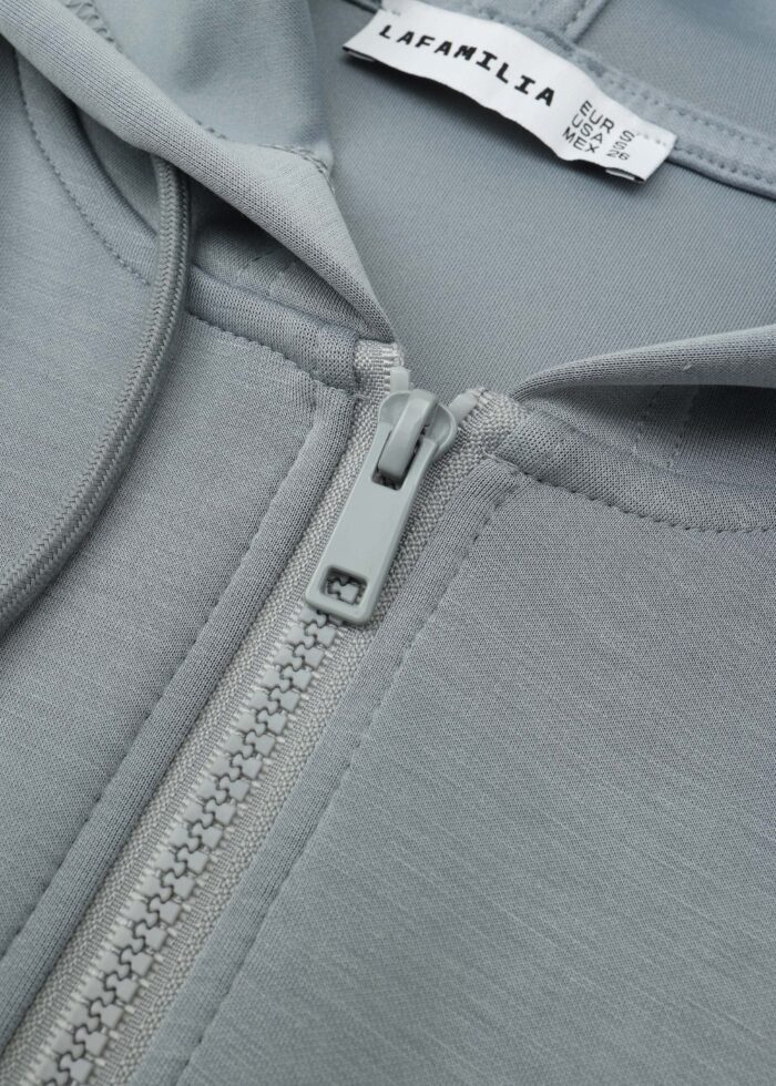 Women Plain Scuba Fabric Hoodie - Image 6