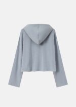 Women Plain Scuba Fabric Hoodie - Image 7