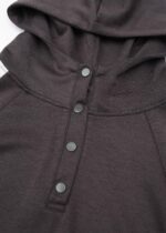 Women Color-Block Scuba Fabric Hoodie - Image 3
