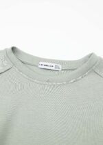 Women Plain Scuba Fabric Long Blouse - Image 2