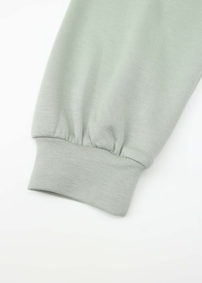 Women Plain Scuba Fabric Long Blouse - Image 5