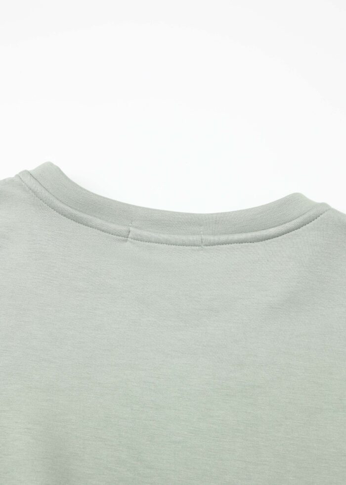 Women Plain Scuba Fabric Long Blouse - Image 6